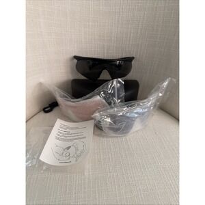 Wiley X PT-1 Sunglasses Matte Black Frame w/ Smoke Gray/ Reflect Gray/light Rust